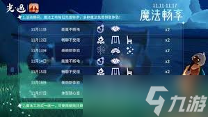 光遇魔法工坊特惠：每日免费魔法大！