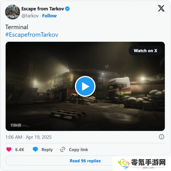 封测8年《逃离塔科夫》正式版更新地图：Terminal曝光