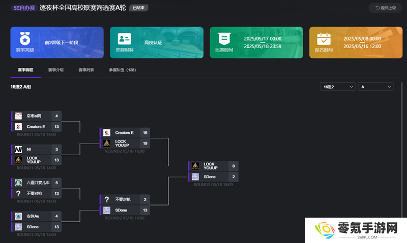 逐夜杯高校联赛海选赛A轮赛果汇总：SDone、拿铁大队晋级
