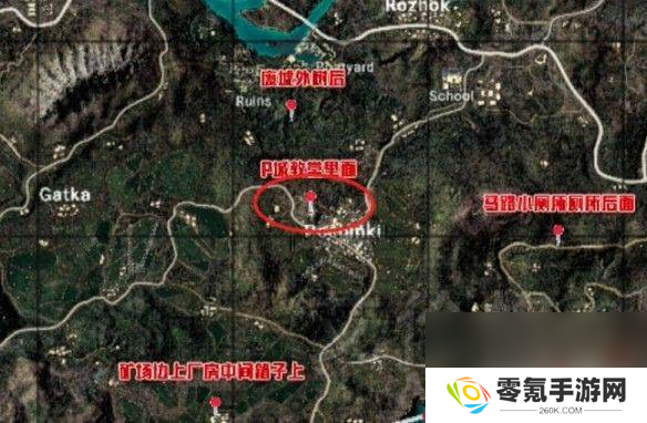 绝地求生兔篮子地图刷新点位置在哪 刷新点分享